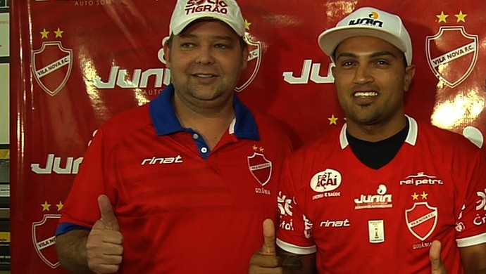 Guto Veronês e Vadinho, novo reforço do Vila Nova