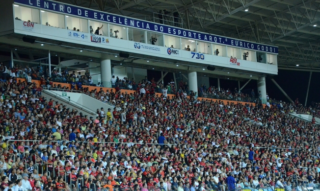 Galera do Atlético no Estádio Olímpico