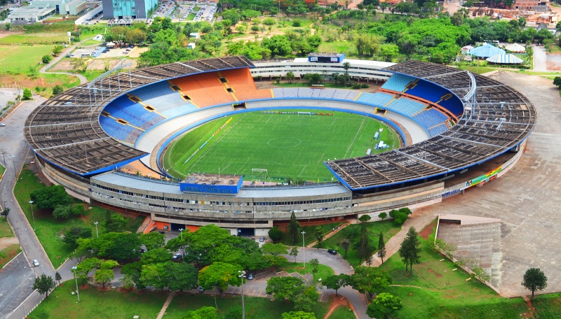 Vista aéria do Estádio Serra Dourada