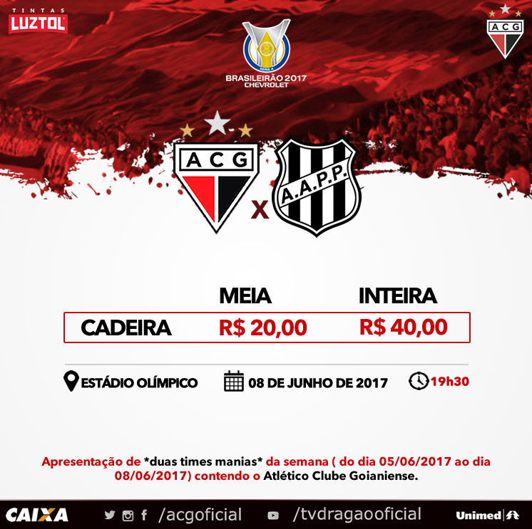 Folder venda de ingressos para jogo entre Atlético e Ponte Preta, pela Série A do Brasileiro 2017, no Olímpico